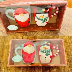 Set of 2 Holiday Character Mugs